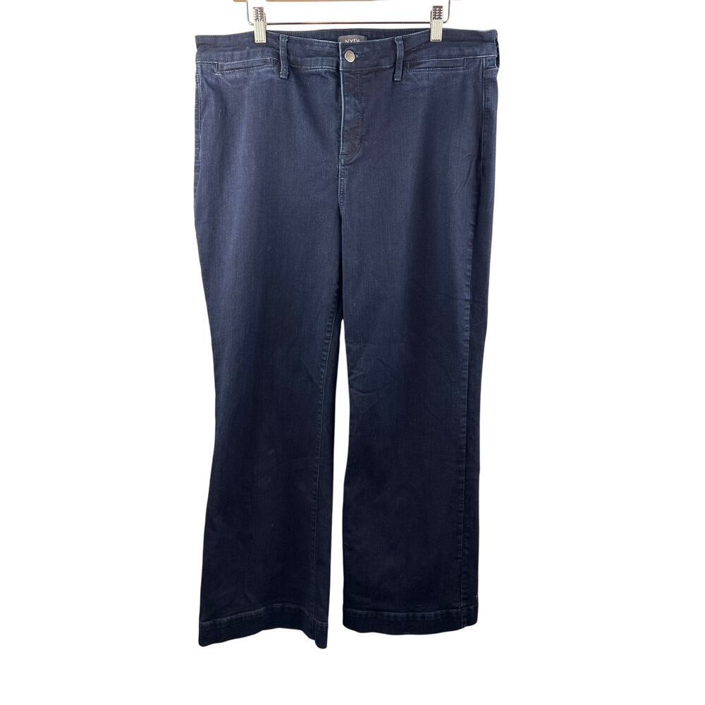 Women’s NYDJ Size 18 Dark Wash Blue Wide Leg Jeans